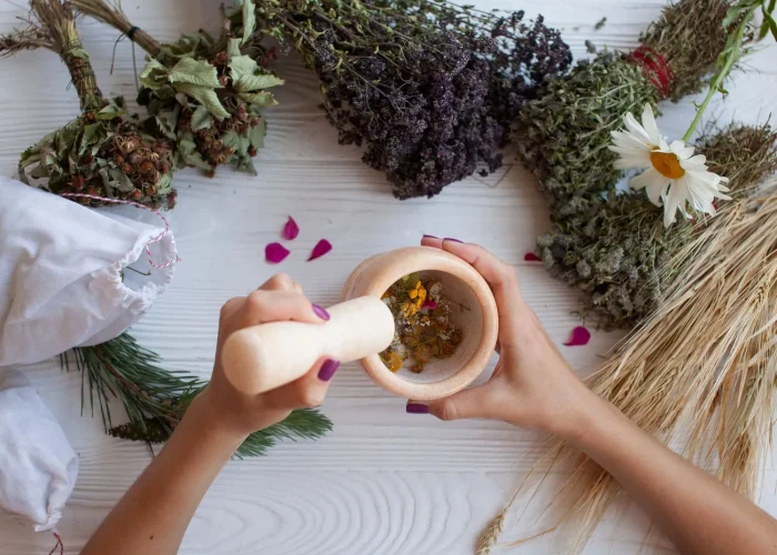 young-woman-preparing-ayurvedic-medicine-traditional-manner